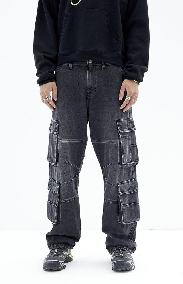 Men's Wash Baggy Cargo Jeans - 32W x 32L Product Image