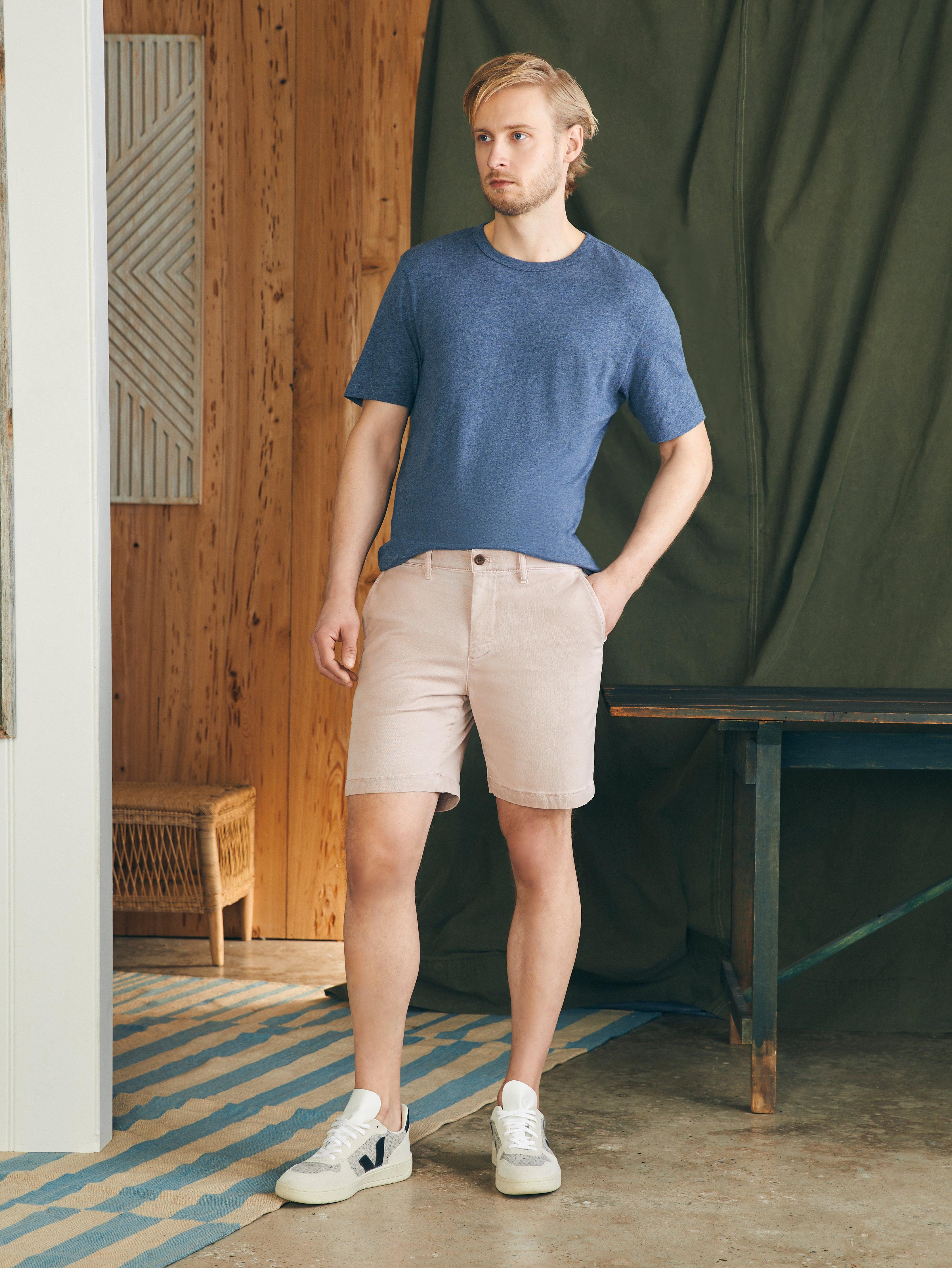 Coastline Stretch Chino Short (8" Inseam) - Spring Quartz Male Product Image