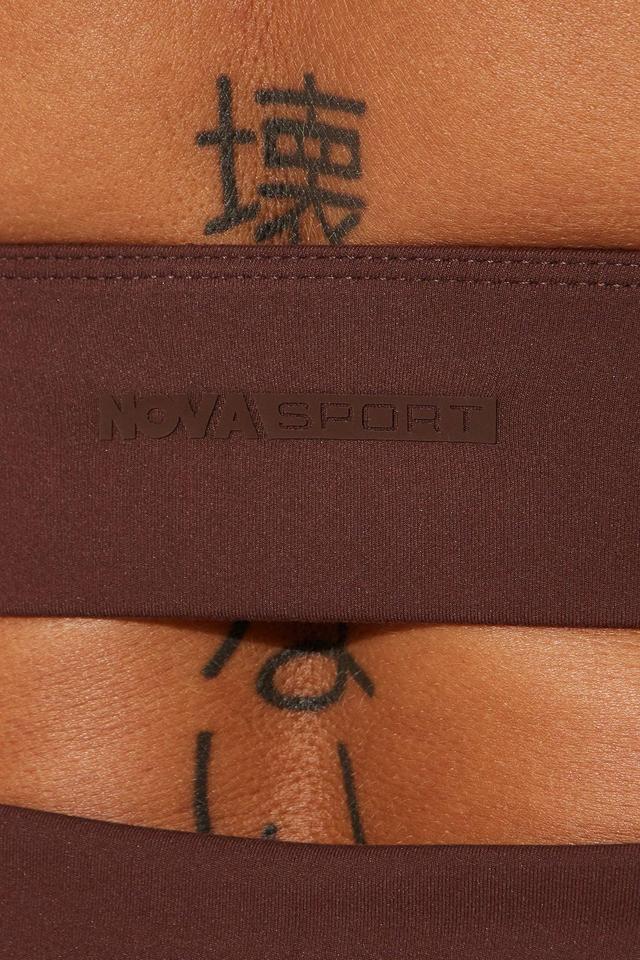 Canyon Trails Super Soft Sports Bra - Chocolate Product Image