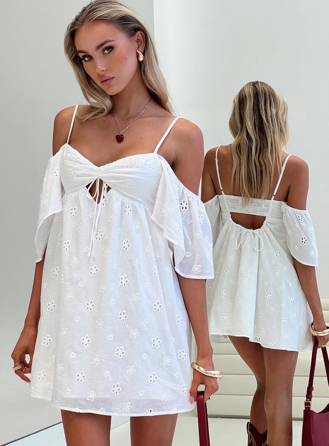 Cene Mini Dress White Product Image