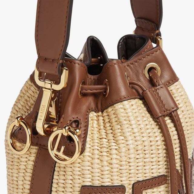 Mon TresorNatural raffia mini bag Product Image