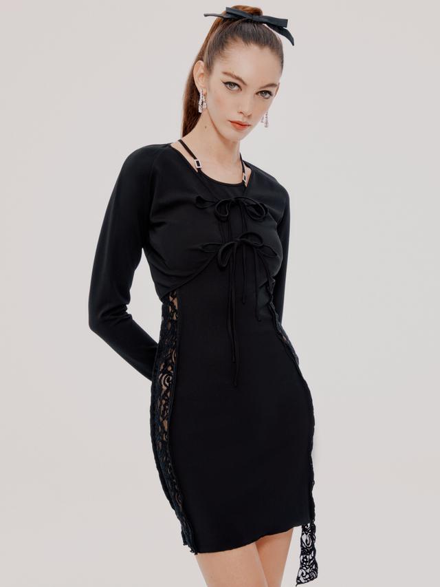 Black Sade Dress (Final Sale) Product Image