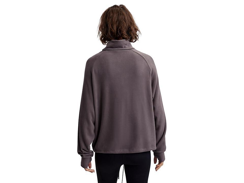 Varley Portland High Neck Midlayer (Crystal Grey) Women's Clothing Product Image