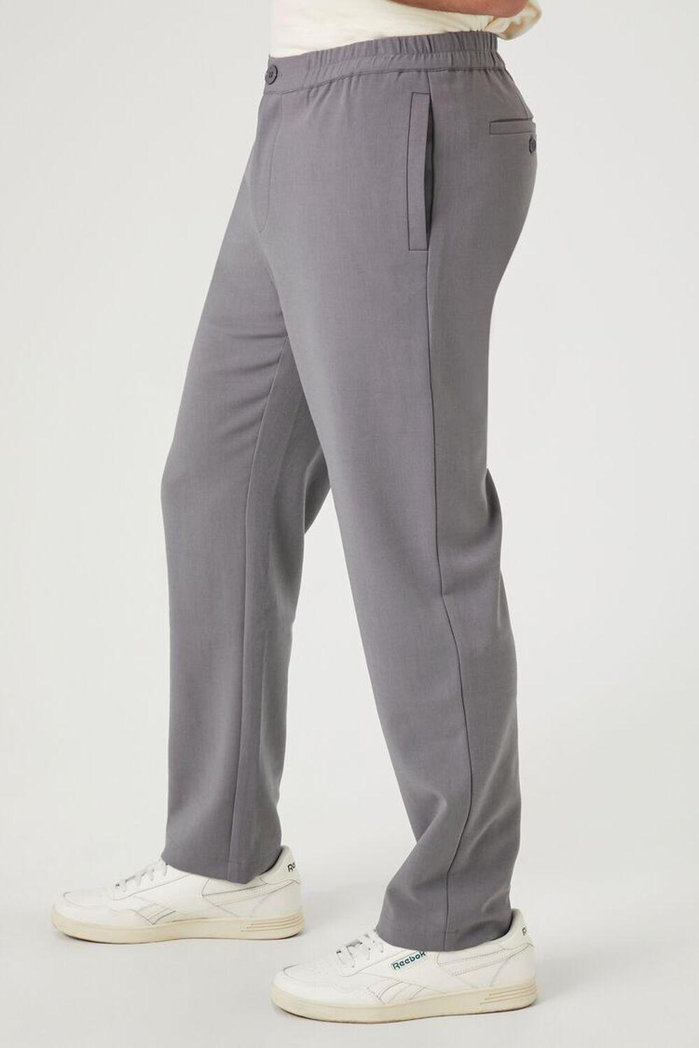 Mid-Rise Slim-Fit Pants | Forever 21 Product Image