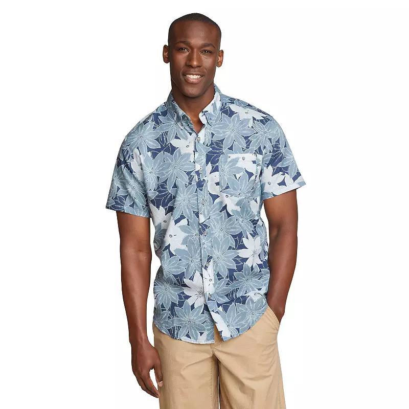 Mens Eddie Bauer Baja Print Shirt, Size: XL, Natural Product Image