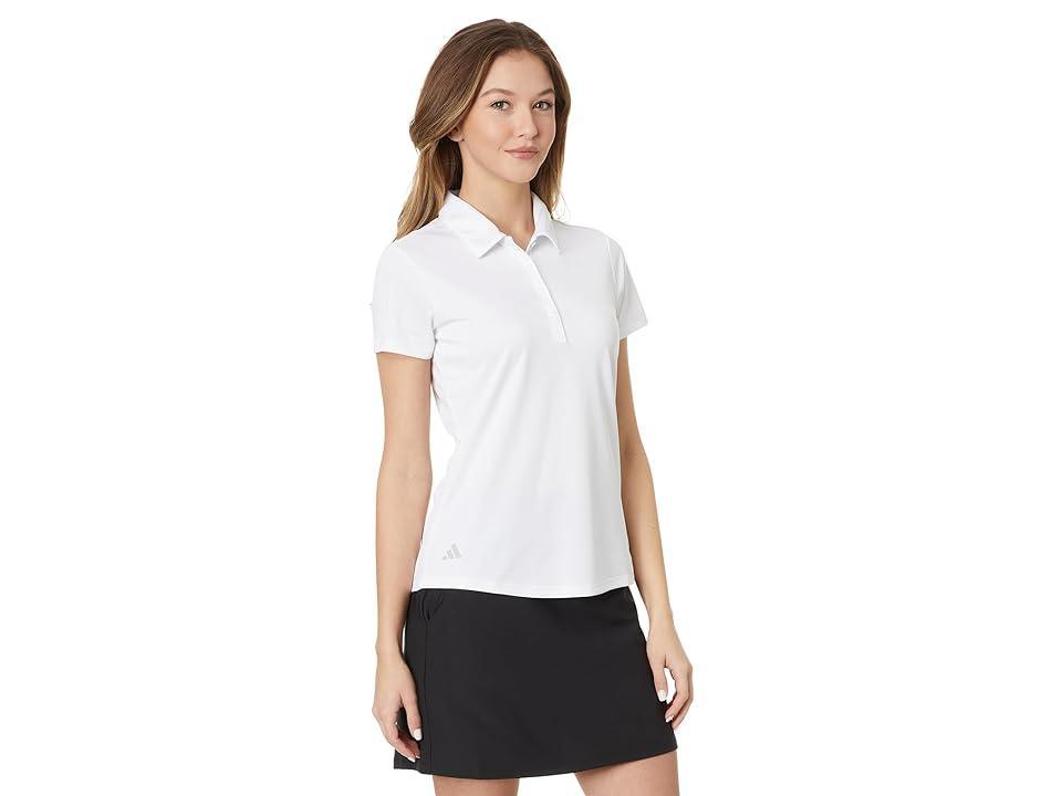 adidas Golf Performance Solid Short Sleeve Golf Polo Shirt Women's Clothing Product Image