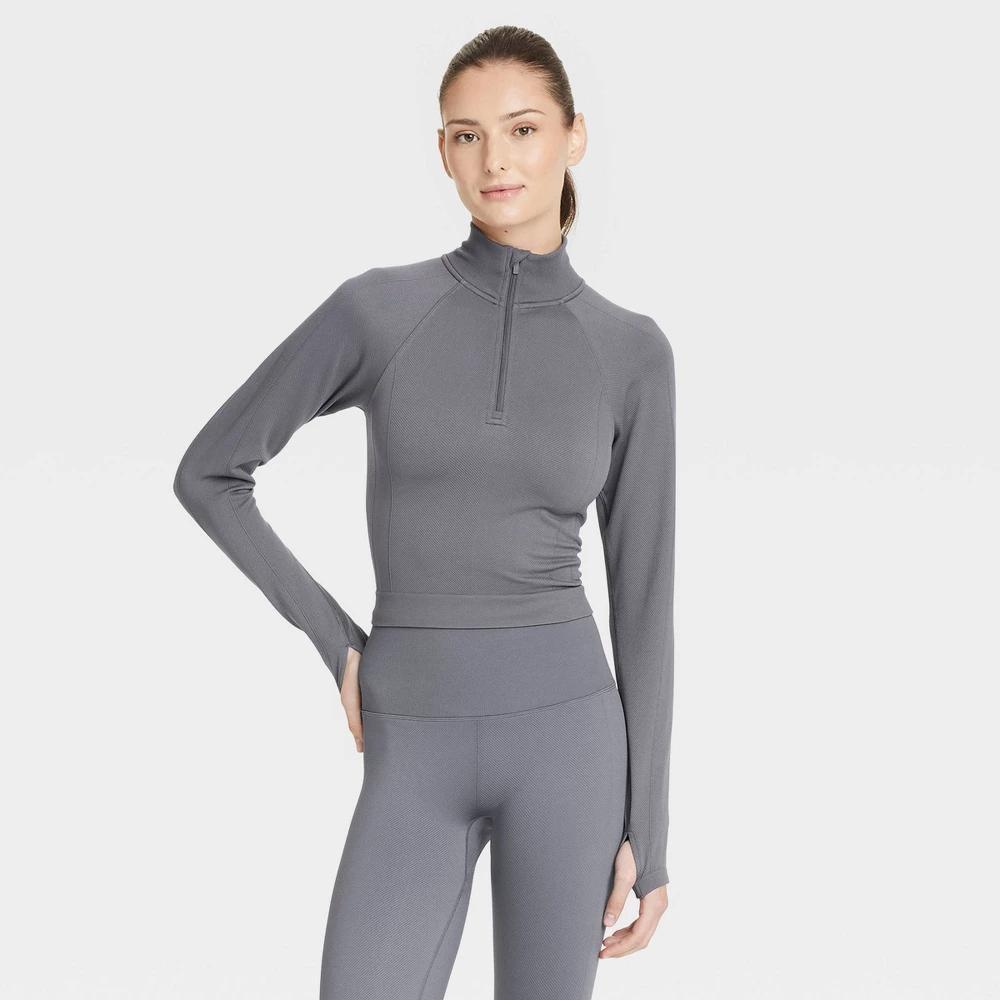 Womens Seamless 1/2 Zip Pullover Jacket - All In Motion Product Image