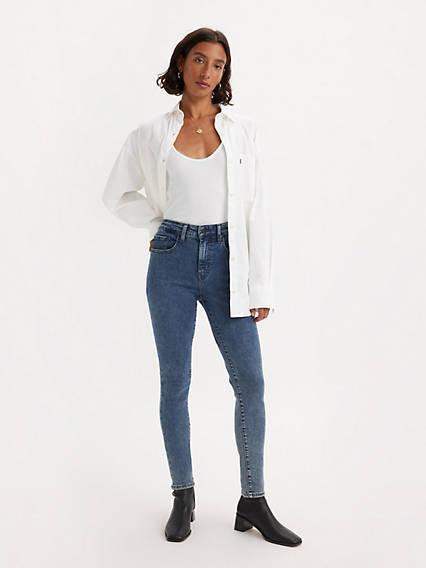 Levis 721 High Rise Skinny Womens Jeans Product Image