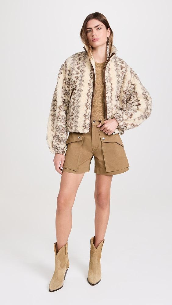 Isabel Marant Étoile Mackensys Sherpa Bomber | Shopbop Product Image