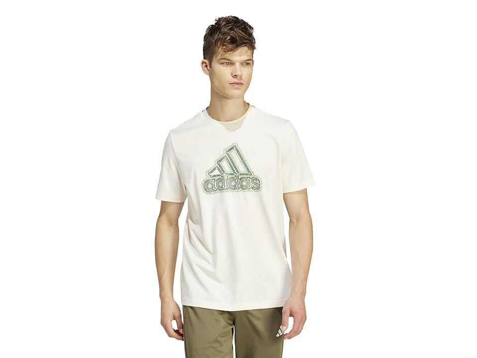 adidas Growth Badge Graphic Tee (Non-Dyed) Men's Clothing Product Image