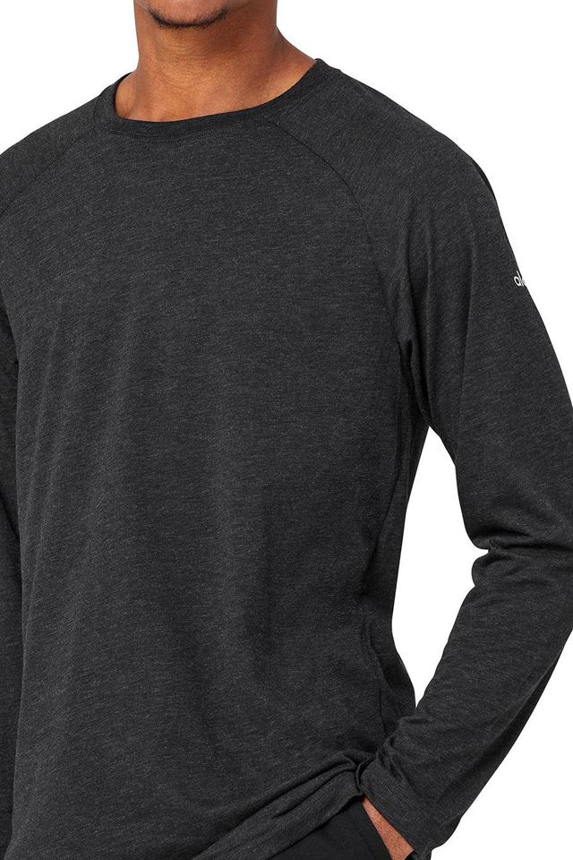 Triumph Long Sleeve Tee - Black Heather Product Image