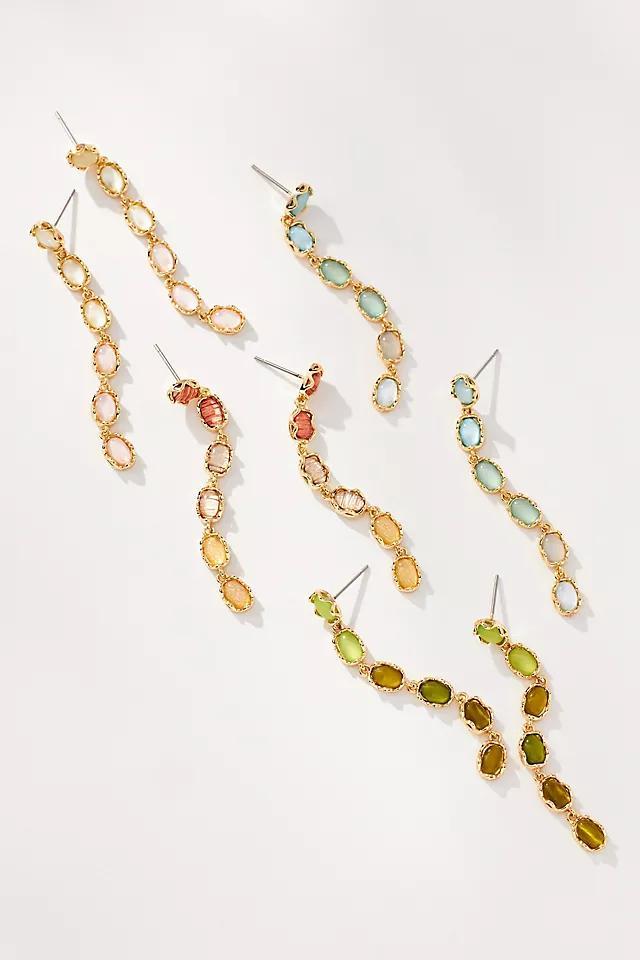 Multi-Hue Drop Earrings Product Image