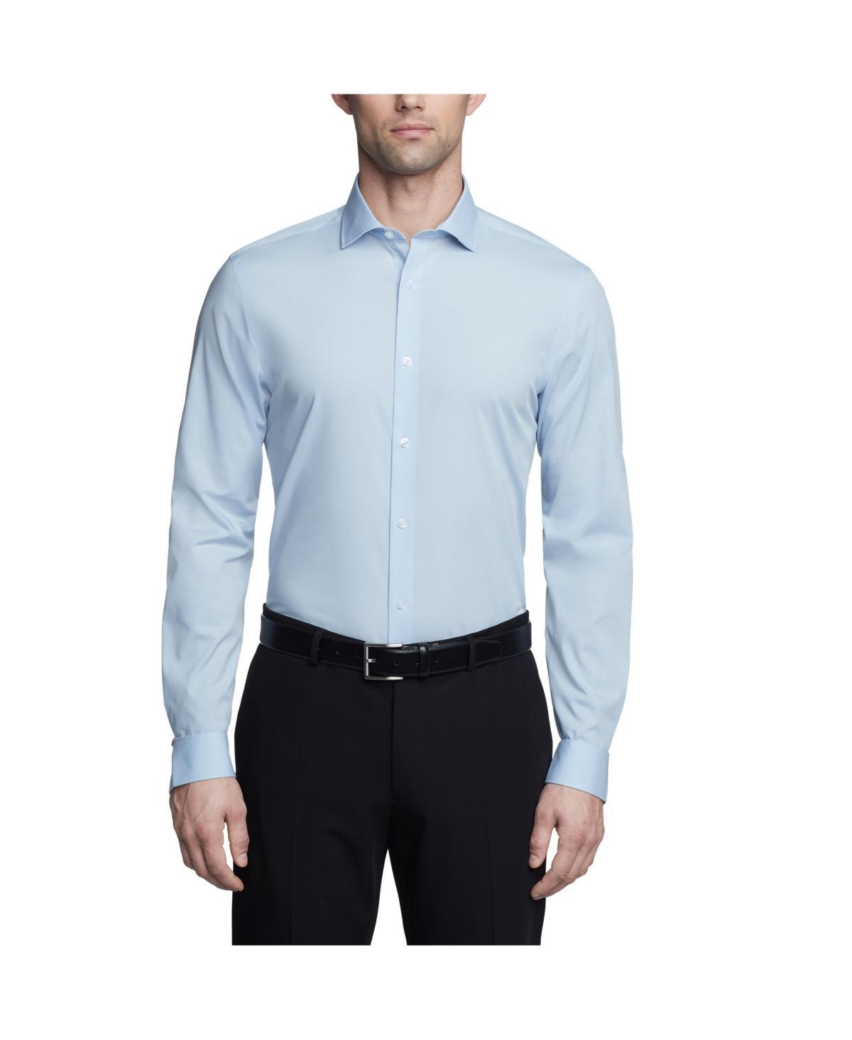 Calvin Klein Mens Refined Slim Fit Stretch Dress Shirt Product Image