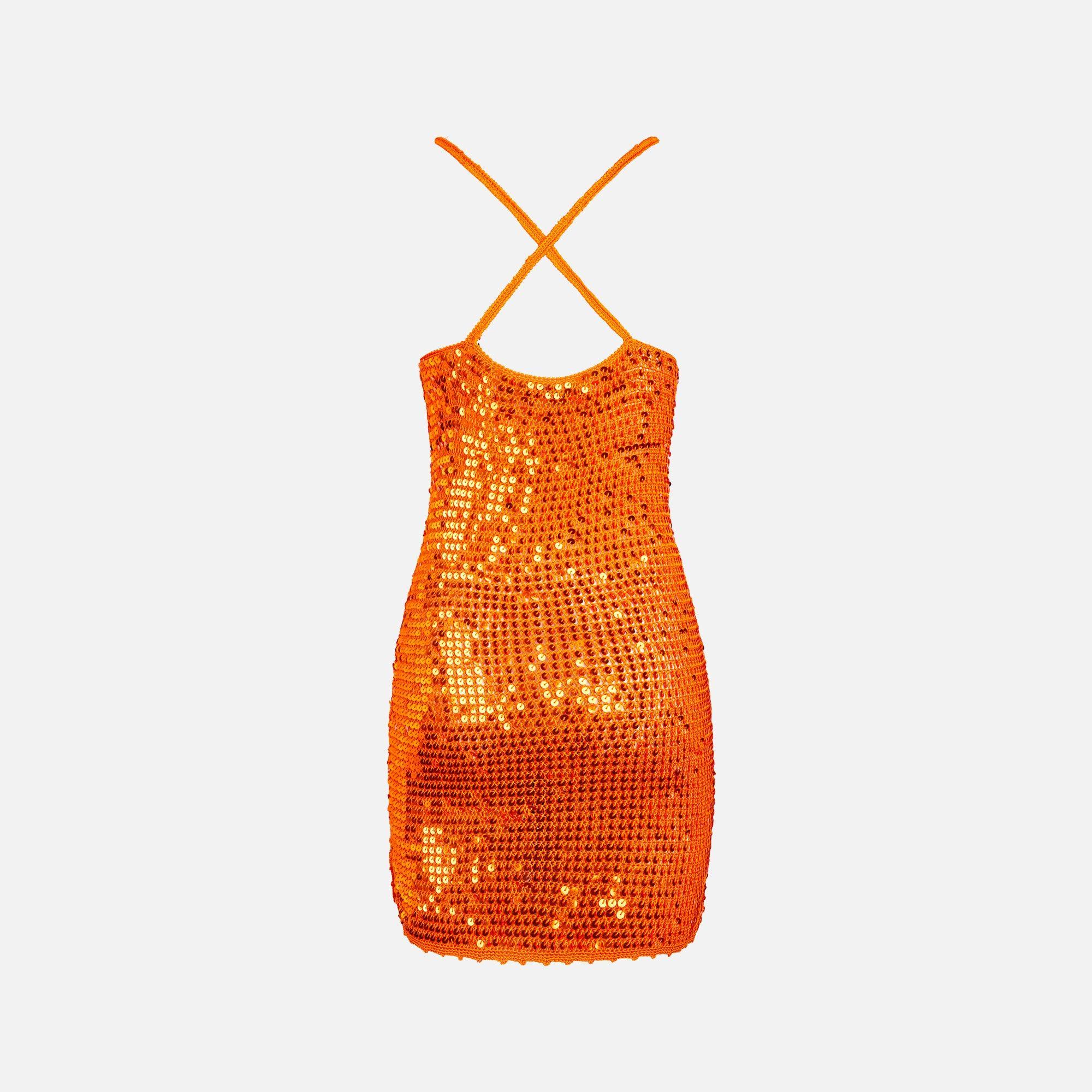 Retrofete Elliana Mini Dress - Orange Female Product Image