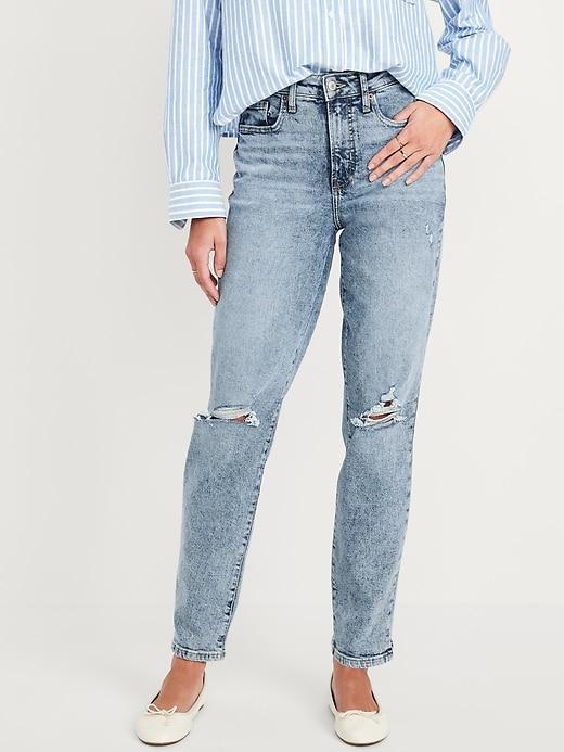 High-Waisted OG Straight Ankle Jeans Product Image