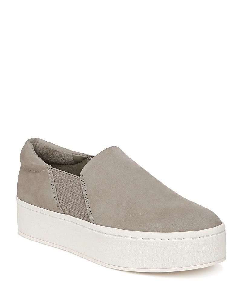 Womens Warren Leather Platform Slip-On Sneakers Product Image