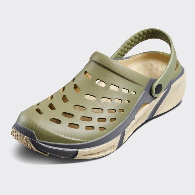 Joybees Adult Trekking Clogs, Womens Olive Grey Product Image