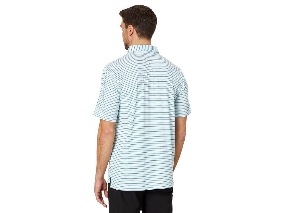 tasc Performance Cloud Polo - Brookline Stripe Jade) Men's Clothing Product Image