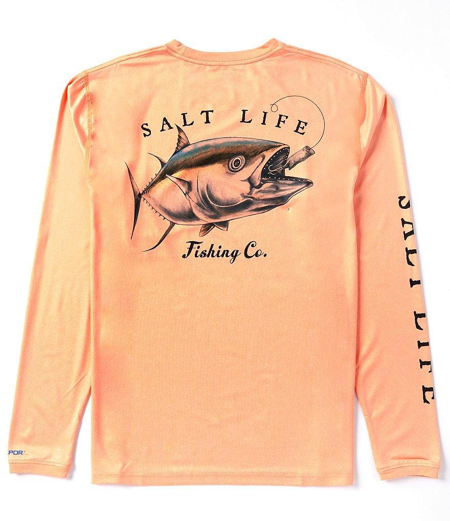 Salt Life Chasing Giants Performance Long Sleeve Graphic T-Shirt Product Image