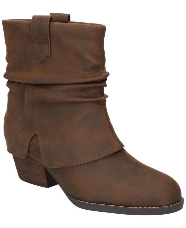 Bella Vita Womens Twyla Slouch Block Heel Ankle Boots Product Image