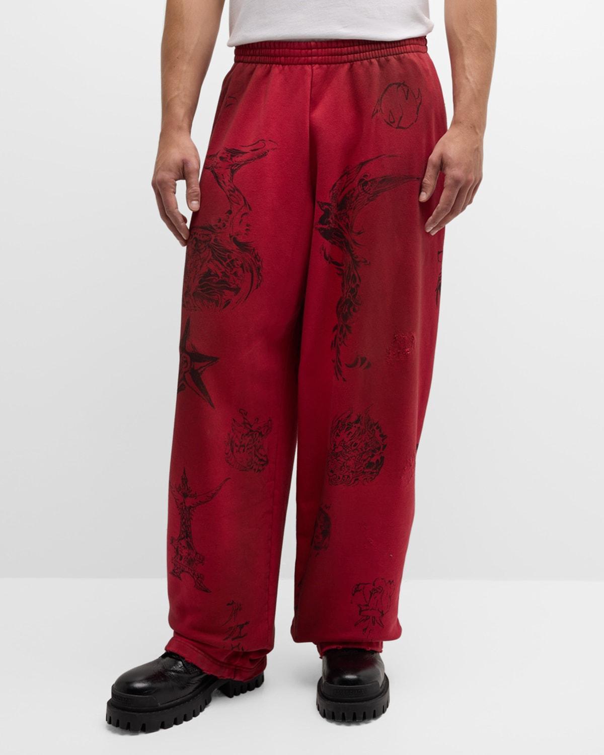 Mens Baggy Tat Sweatpants Product Image