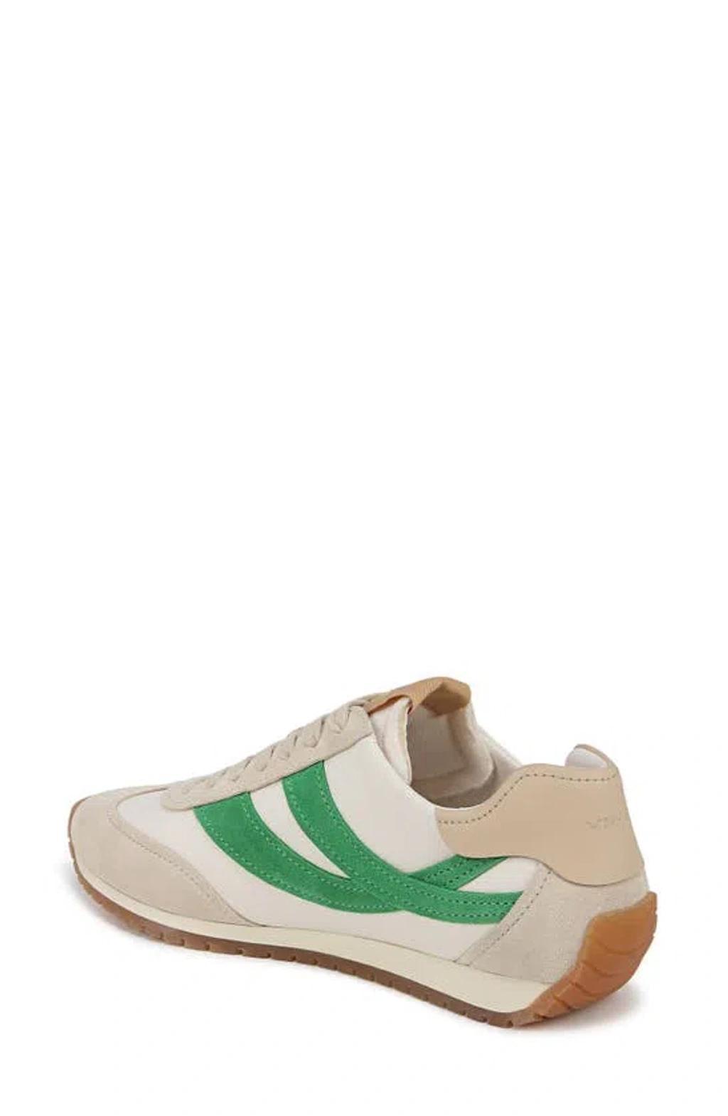 Oasis Sneaker In White/green Product Image