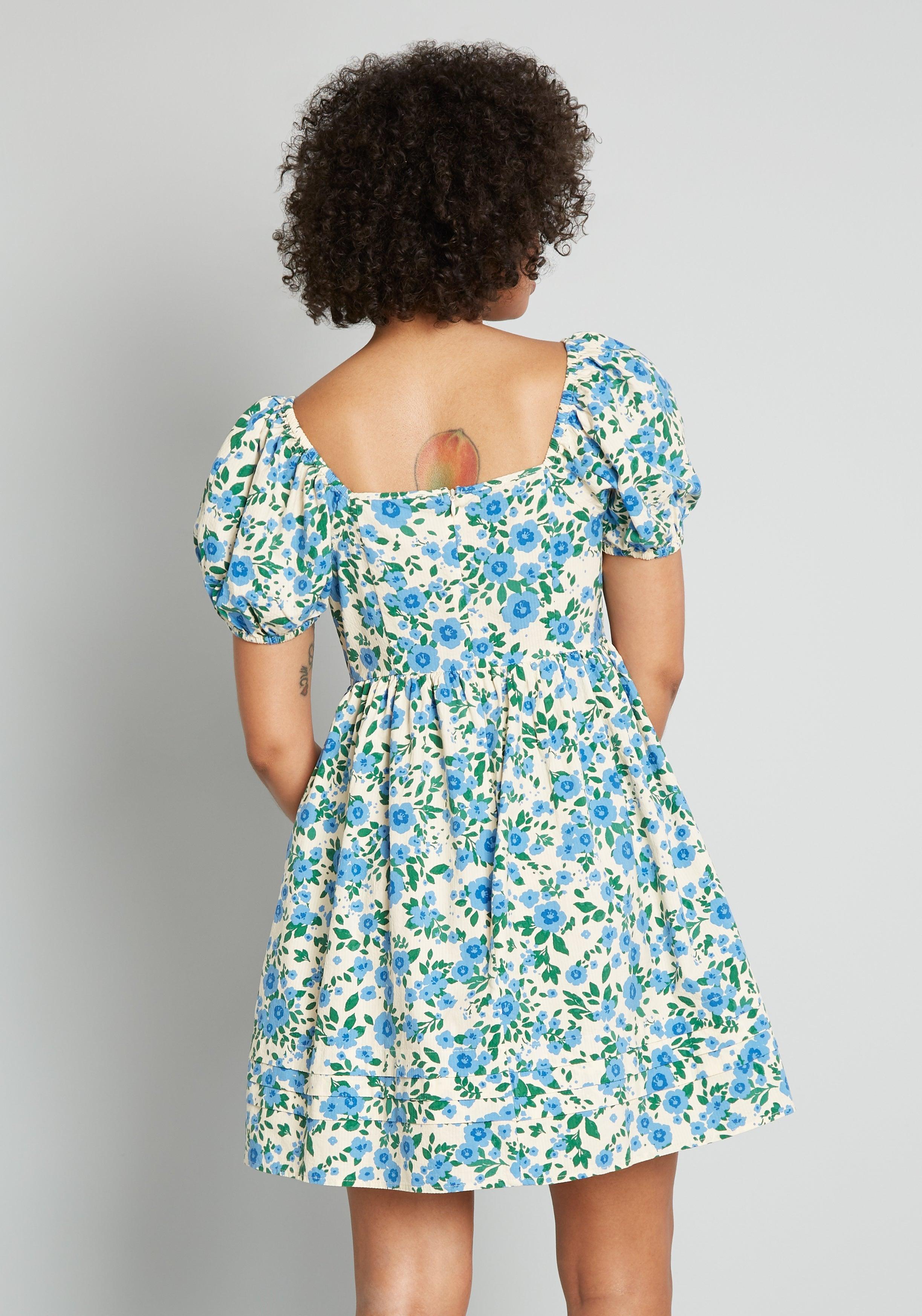 Dreamy and Demure Mini Dress Product Image