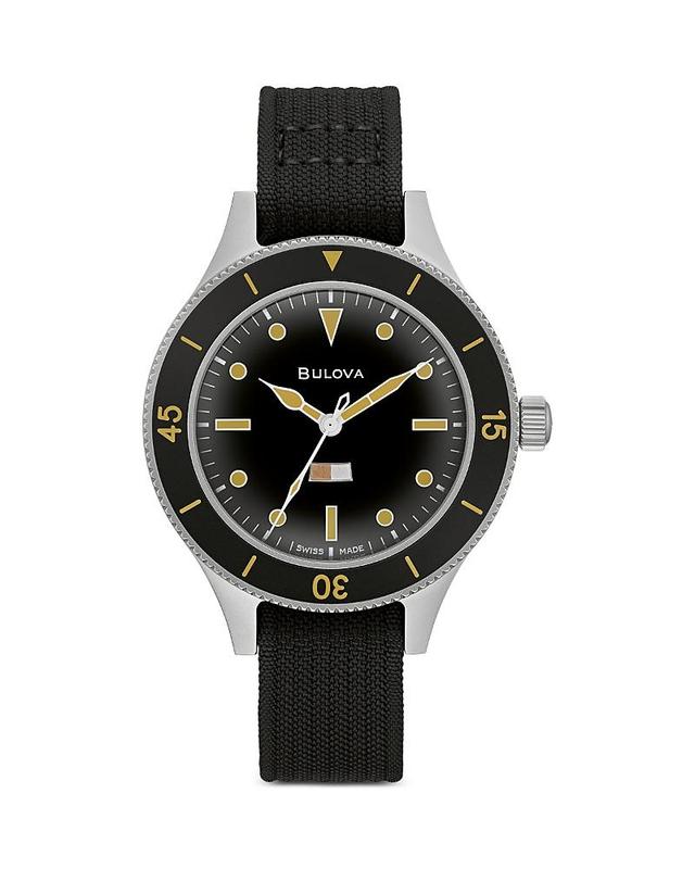 Men's Limited Edition Bulova Archive Series Mil-Ships-W-2181 Submersible Automatic Strap Watch (Model: 98A265) Product Image