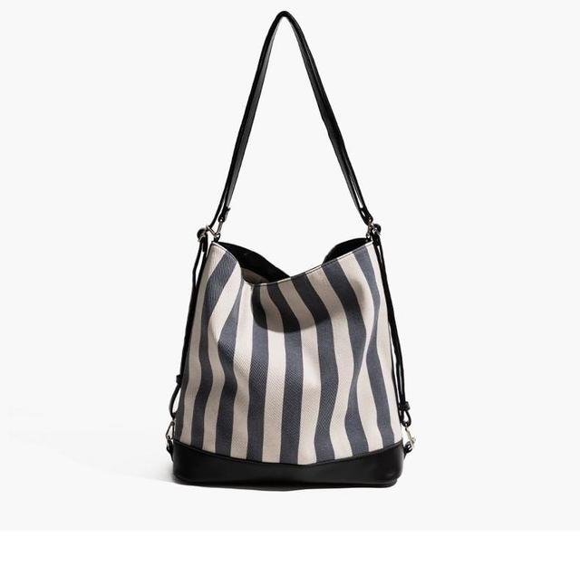 Striped Bucket Bag Product Image