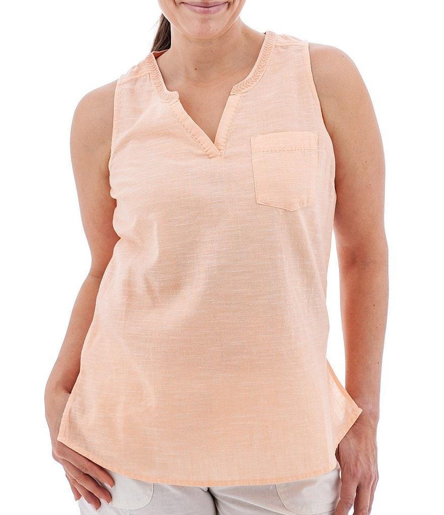 Aventura Devonne Split V-Neck Tank Top Product Image