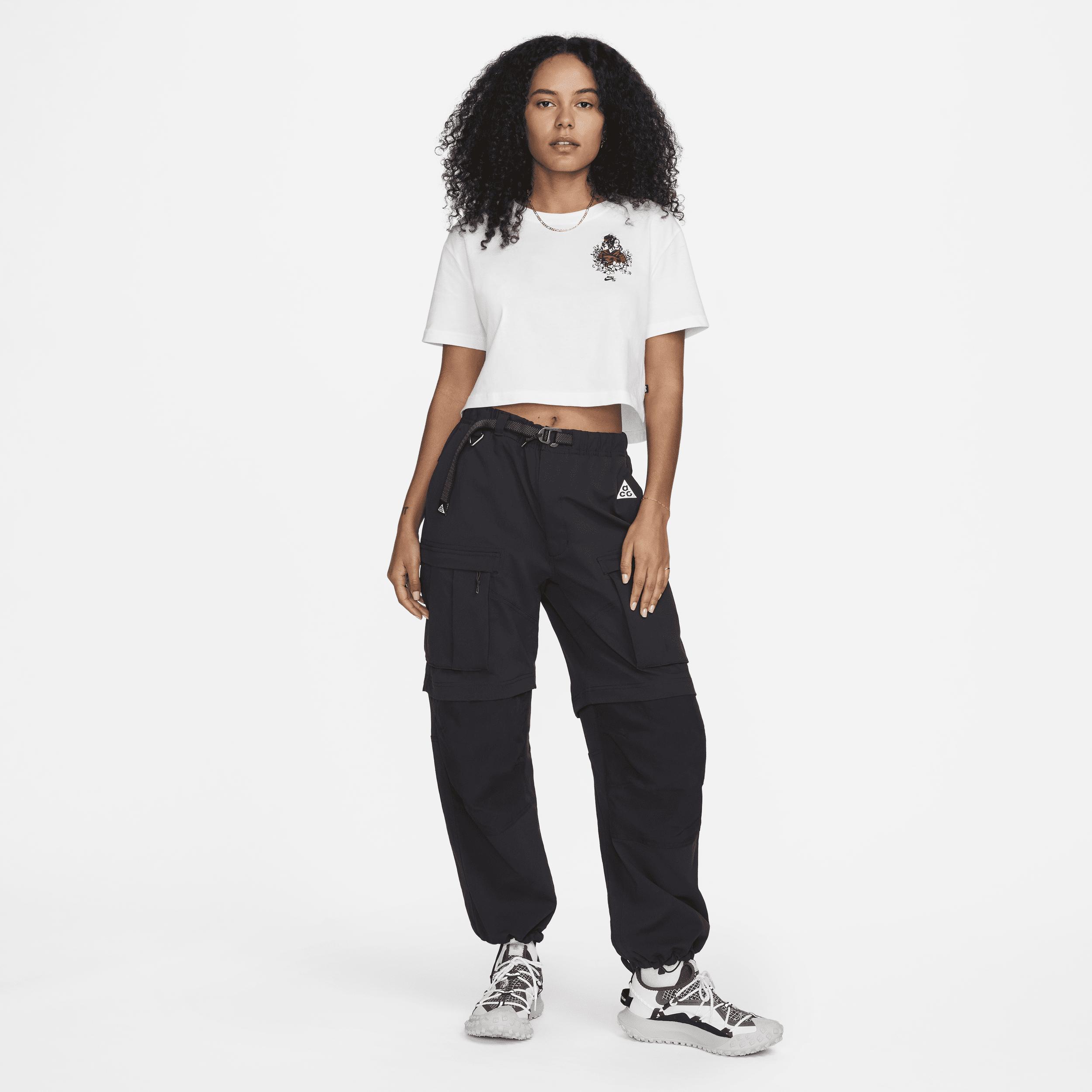 Womens Nike SB x Sky Brown Cropped Skate T-Shirt Product Image