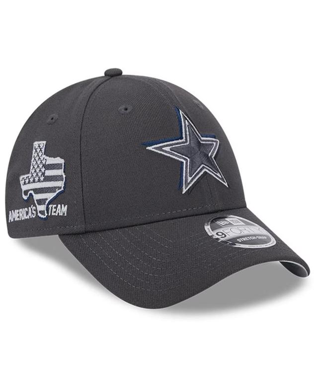 Mens New Era Graphite Dallas Cowboys 2024 NFL Draft 9FORTY Adjustable Hat Product Image