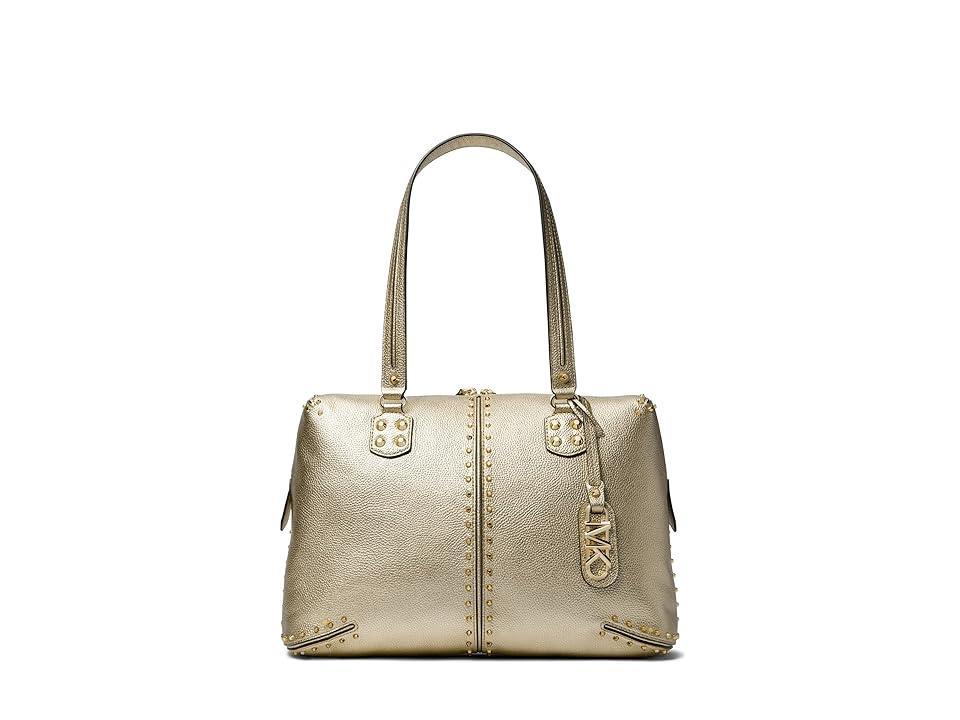 MICHAEL Michael Kors Astor Large Shoulder Tote (Pale ) Shoulder Handbags Product Image