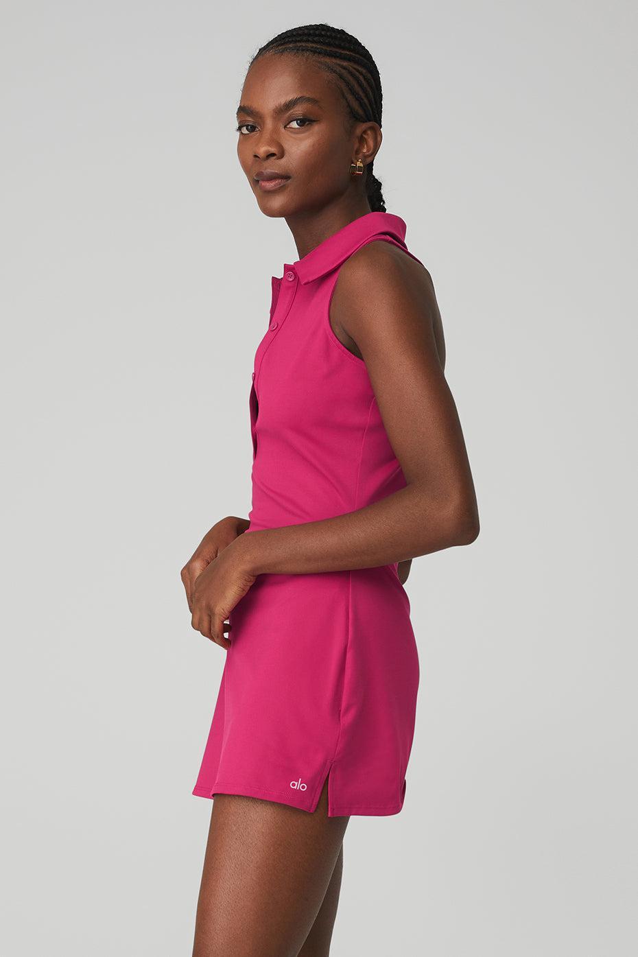 Charmed Tennis Dress - Magenta Crush Female Product Image