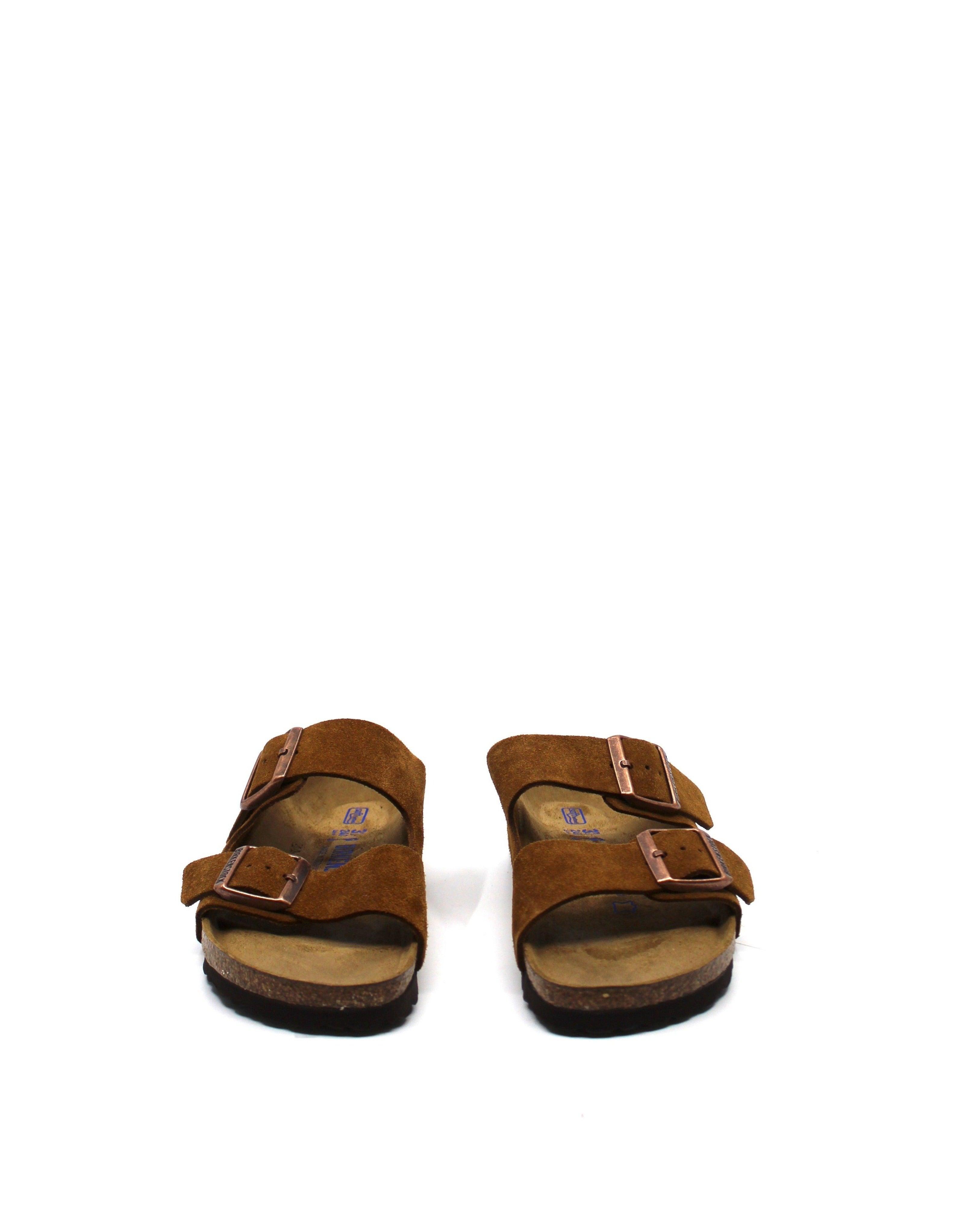 Birkenstock Arizona Mink Suede Soft Footbed Narrow Product Image