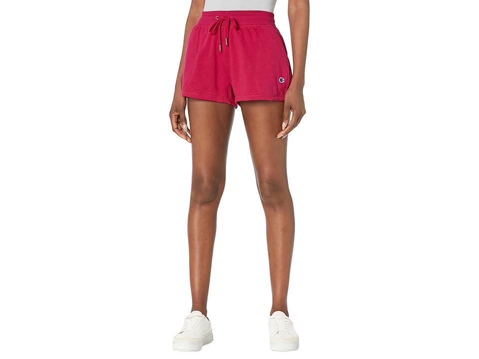 Champion Campus French Terry Shorts -2.5'' (Strawberry Rouge) Women's Shorts Product Image