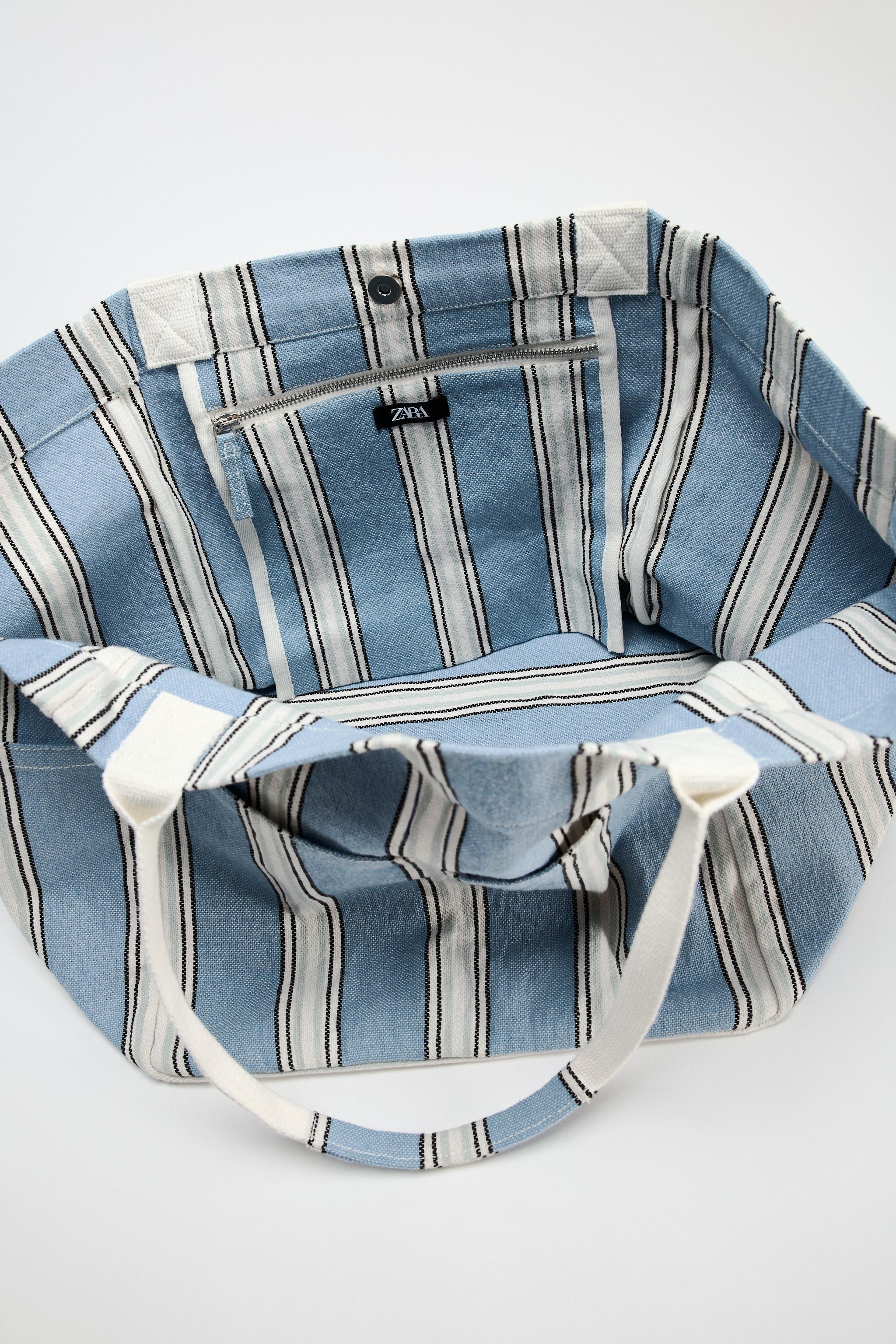 STRIPED SHOPPER BAG Product Image