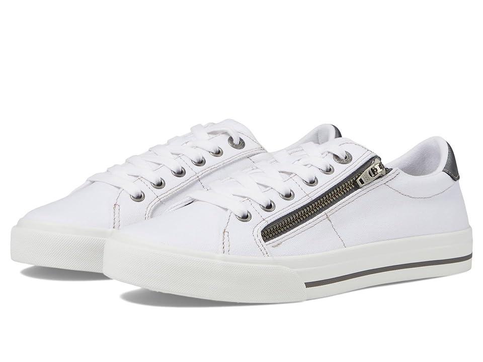 Taos Footwear Z-Soul Canvas Oxford Zip Detail Sneakers Product Image