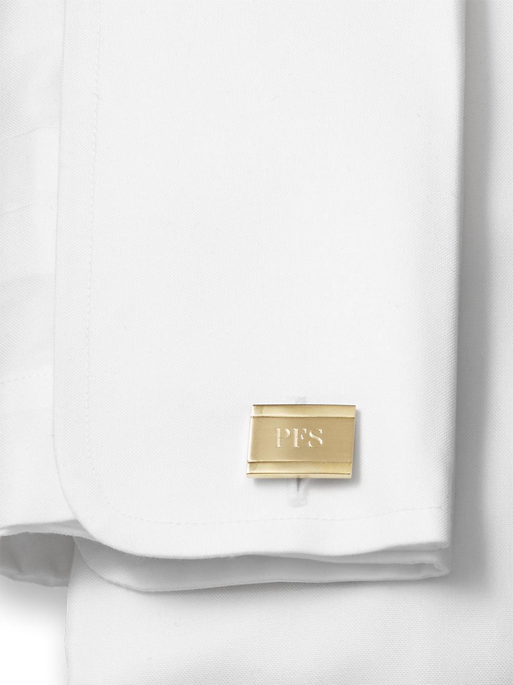 Engravable Cufflinks - Gold/silver Product Image