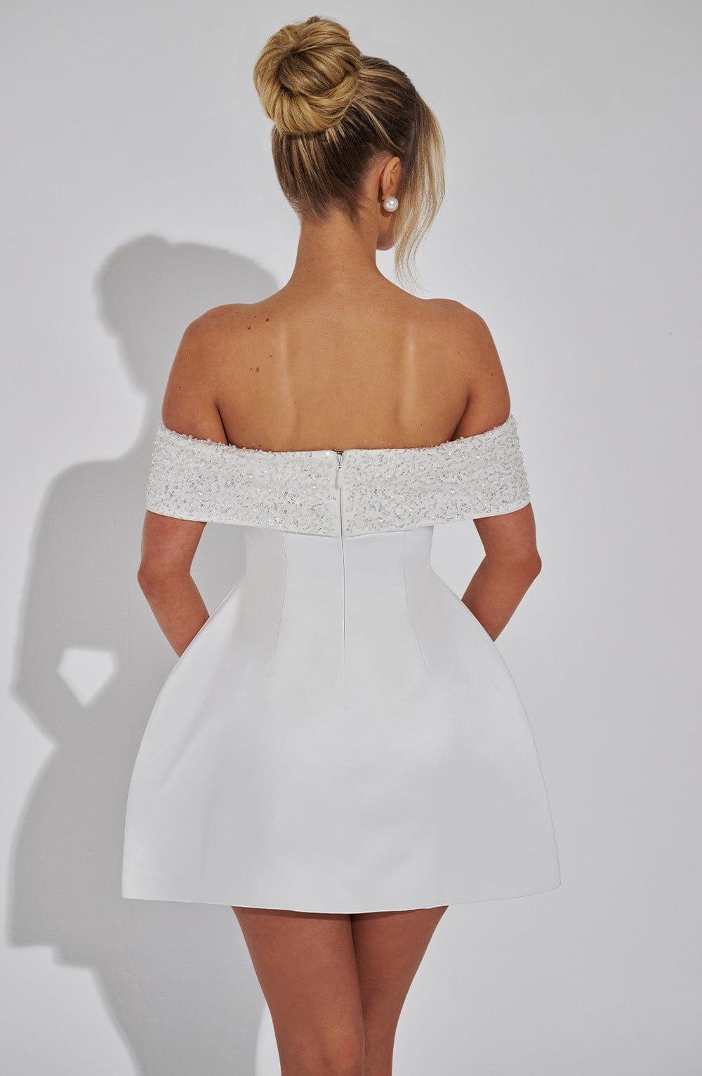 Noelle Mini Dress - Ivory Product Image