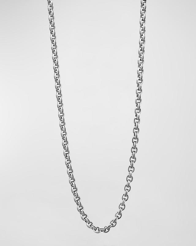 Lagos Mens Sterling Silver Anthem Double Link Caviar Chain Necklace, 22 - 100% Exclusive Product Image