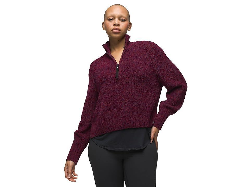 Prana Blazing Star Sweater (Mulberry) Women's Clothing Product Image