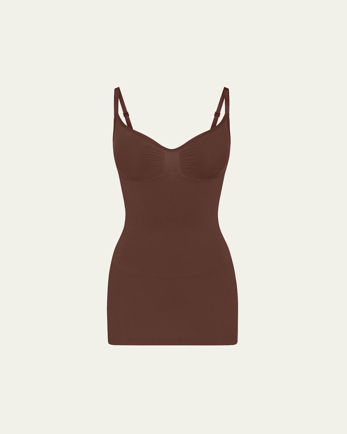 Seamless Sculpt Scoop-Neck Mini Slip Dress Product Image