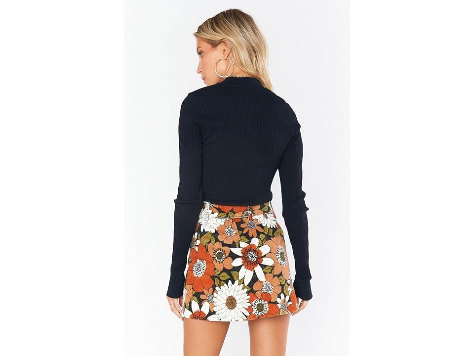 Show Me Your Mumu Tyra Belted Skirt (Hutton Floral Corduroy) Women's Skirt Product Image