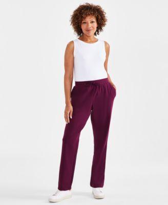 Style & Co Womens Mid Rise Drawstring-Waist Sweatpants, Created for Macys Product Image