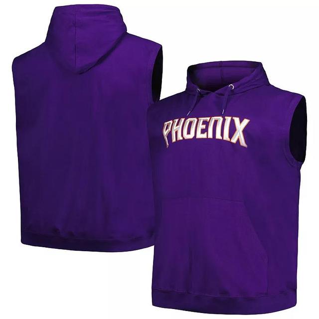 Mens Fanatics Branded Purple Phoenix Suns Big & Tall Jersey Muscle Pullover Hoodie Product Image