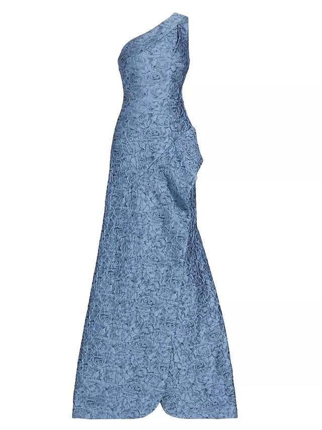 Floral Lace Asymmetric Gown Product Image