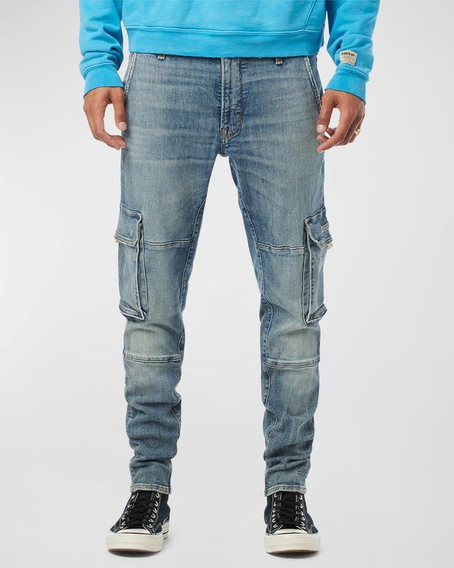 Mens Skinny Cargo Jeans Product Image