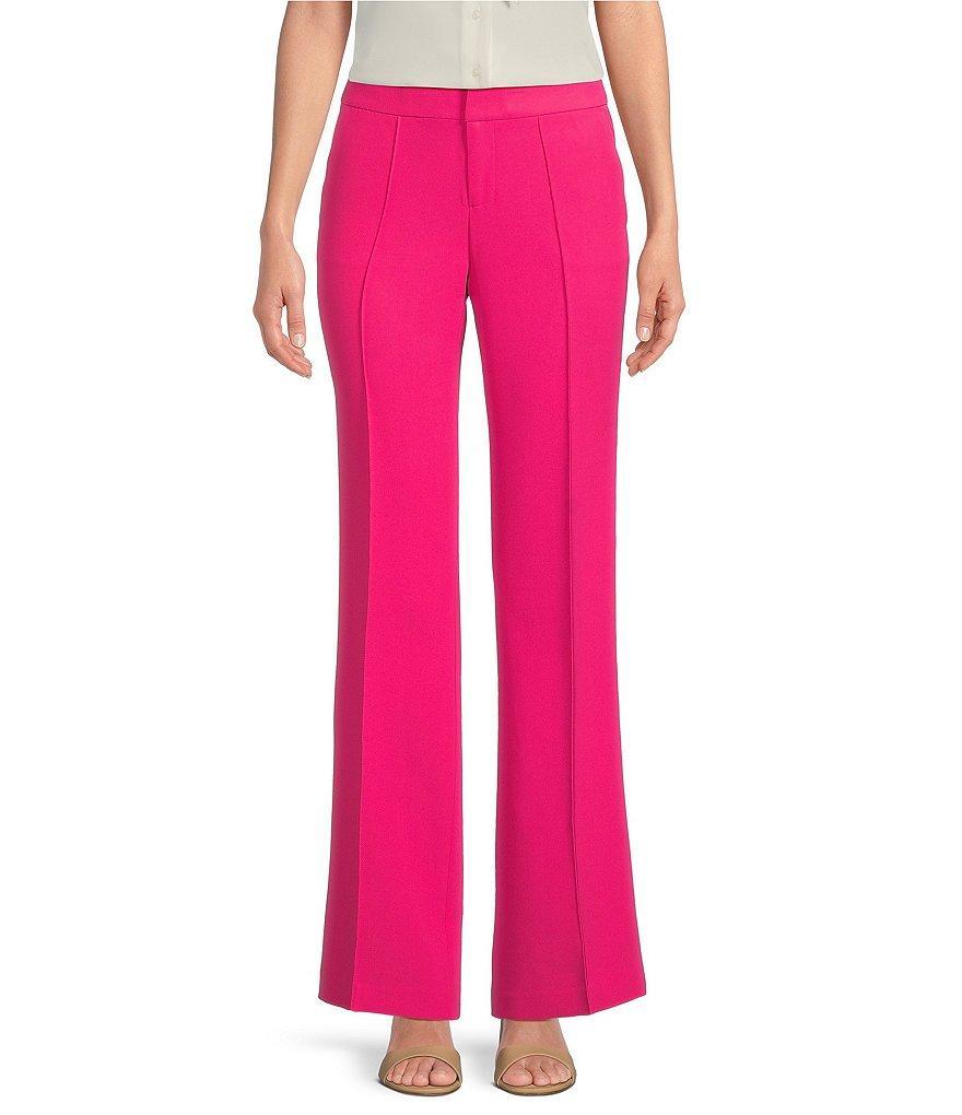 KARL LAGERFELD PARIS High Waist Wide Leg Flat Front Pants Product Image