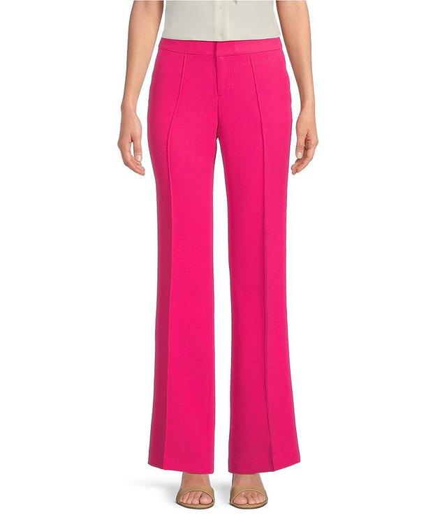 KARL LAGERFELD PARIS High Waist Wide Leg Flat Front Pants Product Image